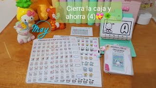 CIERRA LA CAJA Y AHORRA 4° y Ahorra con el abecedario 💰🌸💖💌🍀 [upl. by Zerdna]