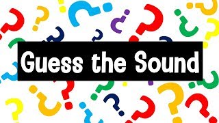 Guess the Sound Game  20 Sounds to Guess [upl. by Euqirat601]