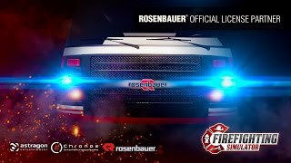 Firefighting Simulator  Rosenbauer TP3 Pumper® RevealTrailer [upl. by Ipoillak]