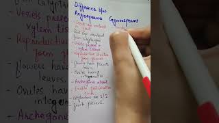 Difference between Angiosperm GymnospermAngiosperm Vs Gymnosperm Biology Neet Crash Course [upl. by Anaele]