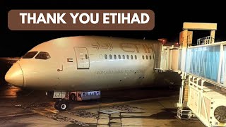 🇵🇰🇦🇪 UPGRADED TO BUSINESS CLASS  ETIHAD TRIP REPORT  KHIAUH  EY201  B7879  A6BLK [upl. by Memory]