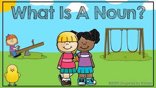 What is a Noun Nouns for KindergartenFirst Grade [upl. by Dnalyk]