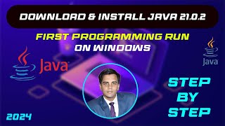 How to Install Java JDK 2102 on Windows 10  Updated 2024  Step By Step  First Programming [upl. by Nnyletak]