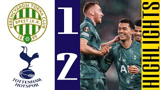 Ferencváros vs Tottenham 12 Highlights  UEFA Europa League 202425 Brennan Johnson Goal [upl. by Ytsud100]