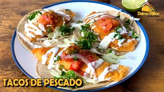 Como Hacer TACOS de PESCADO  RECETA DE TACOS DE PESCADO [upl. by Noy861]