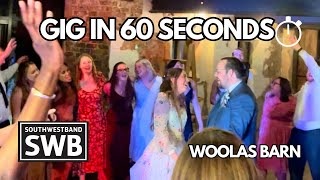 Wedding Band in York  SouthWestBand live UK wedding band for hire at Woolas Barn Yorkshire [upl. by Lunseth]