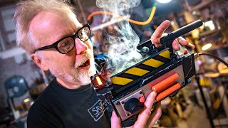 Adam Savage Inspects Hasbros Ghostbusters Ghost Trap and PKE Meter [upl. by Bradeord]