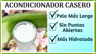 ACONDICIONADOR CASERO DE SÁBILA  CABELLO LARGO Y BRILLANTE [upl. by Adyam]