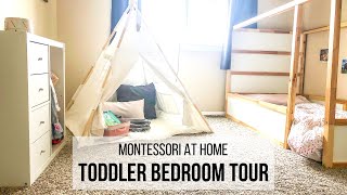 MONTESSORI TODDLER BEDROOM TOUR [upl. by Trellas]