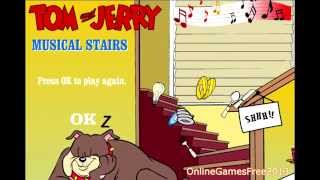 Tom and Jerry Cartoon Online Games quot Musical Stairs quot [upl. by Blackwell]