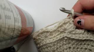 Tutorial for the shell stitch in the round [upl. by Mueller]