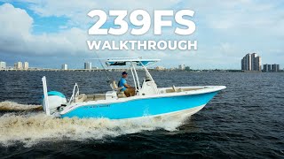 Key West Boats 239FS Walkthrough [upl. by Oatis]