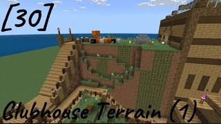 How To Build Stampys Lovelier World 30 Clubhouse Terrain Part 1 [upl. by Eillam413]