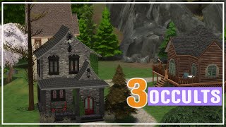 Tiny Homes for Occults  Sims 4  Speed Build [upl. by Salkcin]