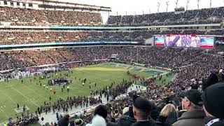 Army Navy Game 2018 President Trump Greeted with Cheers [upl. by Anawot]