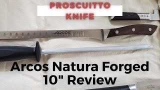 Arcos Prosciutto Knife Review for Wafer Thin [upl. by Aliza]