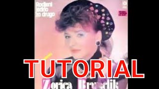 Zorica Brunclik i Saban Saulic  Kako ti je kako zivis USPORENO Tutorial Harmonika [upl. by Schlessinger912]