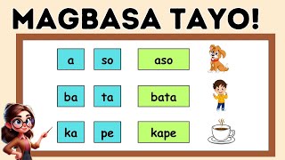 MAGBASA TAYO Salitang may dalawang pantig Kinder Grade 1 Grade 2  Teacher Ali [upl. by Hurff998]