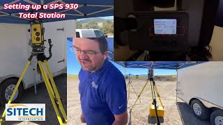 Siteworks SPS930 Total Station Set Up 1 [upl. by Marlen]