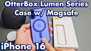 iPhone 16 OtterBox Lumen Series Case w MagSafe Review [upl. by Chere353]