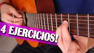 4 EJERCICIOS DIARIOS QUE UN PRINCIPIANTE EN GUITARRA DEBE PRACTICAR [upl. by Enutrof]