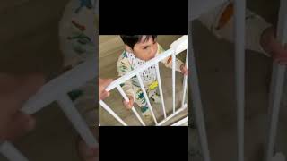 Safeguard Your Home Babelio AllSteel Baby Gate Installation Guide amp Pet Safety Tips [upl. by Netsrik152]