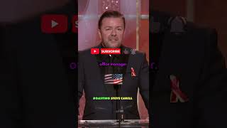 Ricky Gervais vs Steve Carell The Office Roast Battle 🤣🔥 rickygervais stevecarrell [upl. by Jordain]