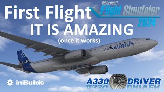 Microsoft Flight Simulator 2024  Airbus A330 FIRST FLIGHT  Real A330 Pilot [upl. by Boleslaw104]