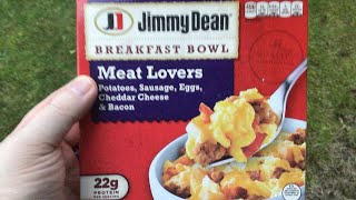 Jimmy Dean Meat Lovers Breakfast Bowl Review [upl. by Chrysler]