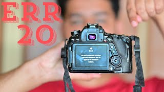 ✅ Error 20  shutter problem on Canon camera  canon 80d error 20  CANON ERROR 20 Problem Solve [upl. by Avihs]