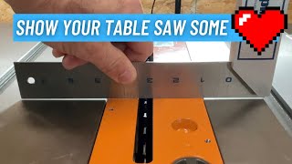 Every Adjustment For The RIDGID R4520 Table Saw [upl. by Enahpets]