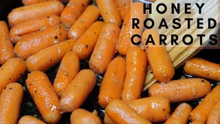 HONEY GARLIC BUTTER ROASTED CARROTS RECIPE shorts [upl. by Portwine811]