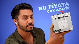 10 KAT DAHA UCUZ AIRPODS PRO MUADİLİ BLUETOOTH KULAKLIK  Hakii Time Pro [upl. by Nylarac478]