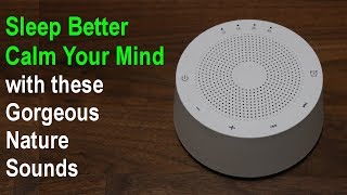 White Sound Machine with Gorgeous Nature Sounds to help you Sleep Relax amp Focus [upl. by Tare]