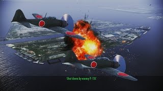 エースコンバットインフィニティー A6M5 ZERO レシプロ機 [upl. by Leahcimed]