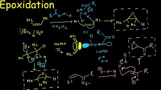 Epoxidation of Alkene  Prilezhaev reaction  Epoxidation of electron rich and deficient alkenes [upl. by Kernan]