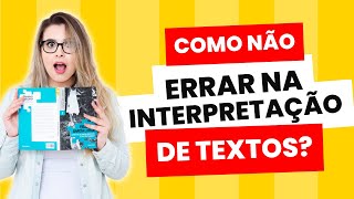 COMO SE SAIR BEM EM INTERPRETAÇÃO DE TEXTO Exercícios Resolvidos  Professora Pamba [upl. by Ellenahc]