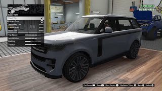 GTA ONLINE GALLIVANTER BALLER STD RANGE ROVER L460 CUSTOMIZATION AND TEST DRIVE [upl. by Yentihw]