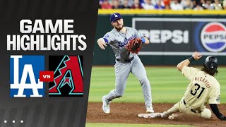 Dodgers vs Dbacks Game Highlights 83024  MLB Highlights [upl. by Pearce]