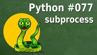 PythonProgrammierung  subprocess [upl. by Cedric]