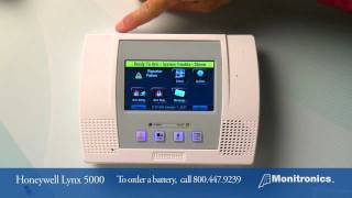 How to Change Your Honeywell Lynx 5000 Battery [upl. by Aunson436]