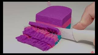 Very satisfying and relaxing kinetic sand asmr drop squish relaxing kineticsand asmr satishfying [upl. by Edan]