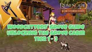 Woodcutters Grove Guide  Unlock the Grove Cabin  Runescape 3 [upl. by Ennaihs]