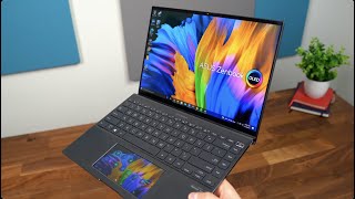 Asus Zenbook 14X OLED Hands On Samsung OLED Display [upl. by Airoled615]