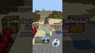 Como hacer pociones de debilidad en Minecraft 121 edit minecraft [upl. by Kiker247]