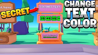 How to Get Color Text in Pls Donate  Roblox [upl. by Nybbor]