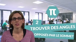 Trouver des angles opposés par le sommet  Exercice 2  Mathématiques  digiSchool [upl. by Arand]