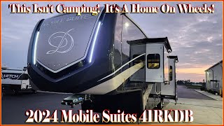 A Home On Wheels 2024 Mobile Suites 41RKDB Luxury Rear Kitchen Fifth Wheel At Couchs RV Nation [upl. by Enrika876]