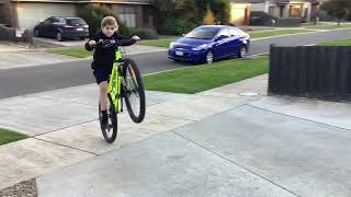 GT Aggressor mountain bike wheelies [upl. by Enyad599]