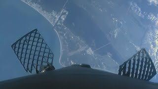 SpaceX Falcon 9 B1058 RTLS landing upscaled [upl. by Adyan]